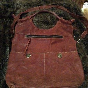 Roots Leather Purse